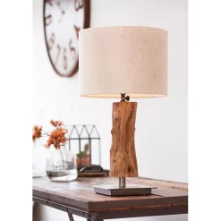 Shop Straluma Light & Living lampvoet Siji metaal met hout