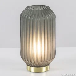 Hot Straluma Light & Living tafellamp Ivot mat olijf groen