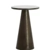 Best Sale Straluma Light and Living bijzettafel Ynez bruin marmer 36x51 cm