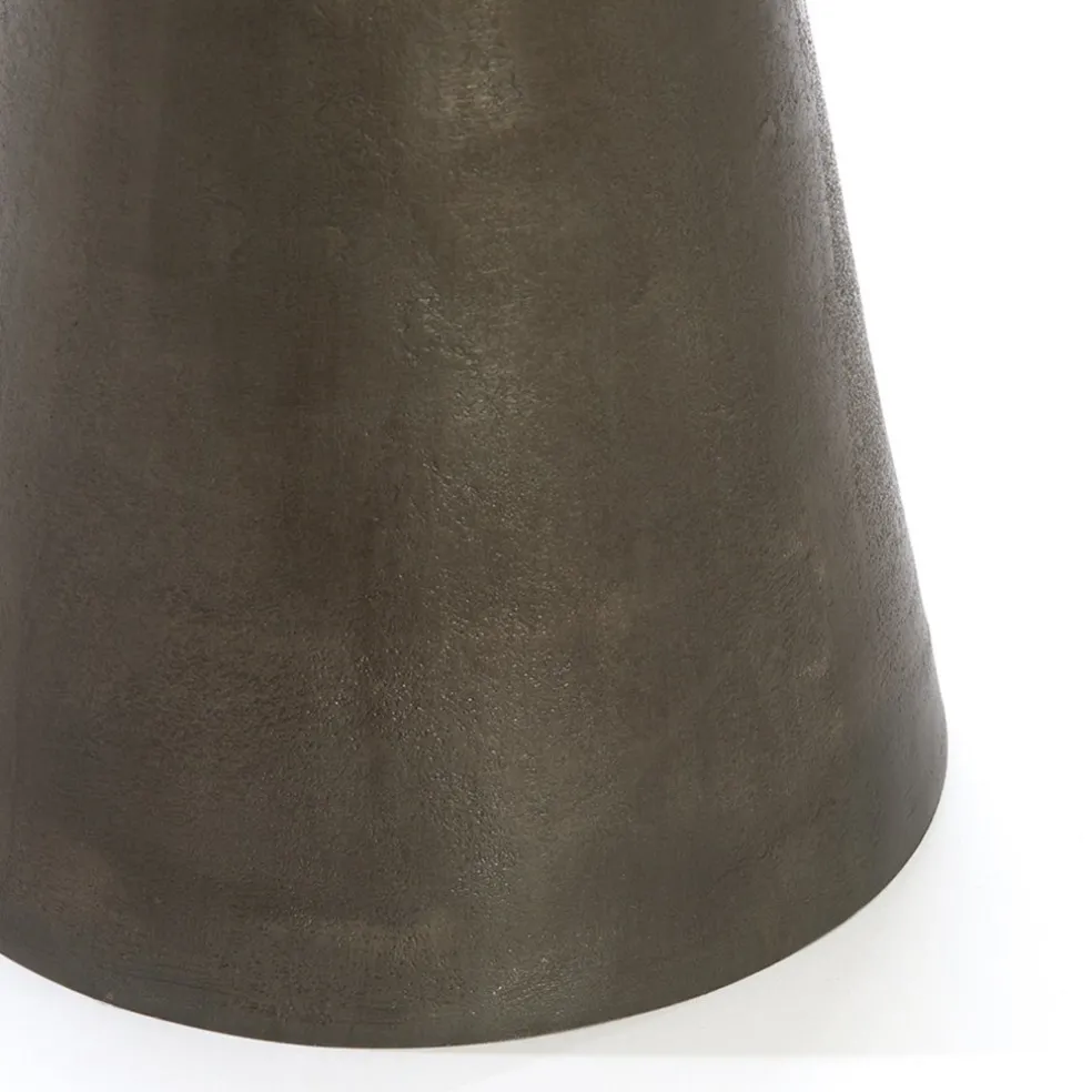 Best Sale Straluma Light and Living bijzettafel Ynez bruin marmer 36x51 cm