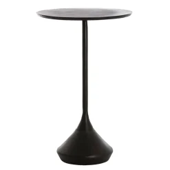 Outlet Straluma Light and Living bijzettafel Dimphy antiek zwart