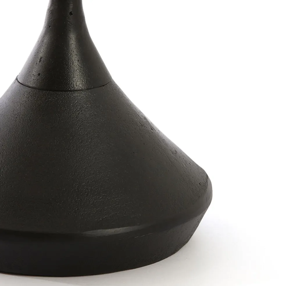 Outlet Straluma Light and Living bijzettafel Dimphy antiek zwart
