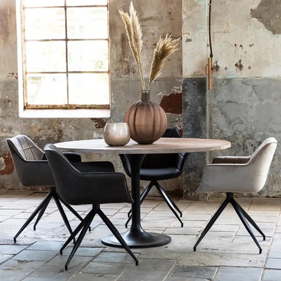 New Straluma Light and Living eettafel Biboca acacia hout vergrijsd