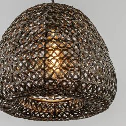 Outlet Straluma Light and Living hanglamp Finou klein antiek brons