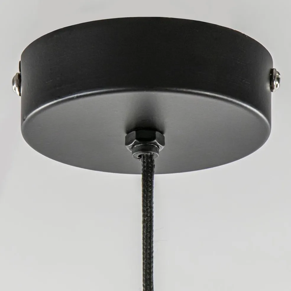 Online Straluma Light and Living hanglamp Namco zwart met antiek brons