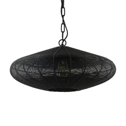 Shop Straluma Light and Living hanglamp Bahoto mat zwart 51 cm
