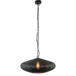 Shop Straluma Light and Living hanglamp Bahoto mat zwart 51 cm