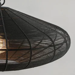 Shop Straluma Light and Living hanglamp Bahoto mat zwart 51 cm