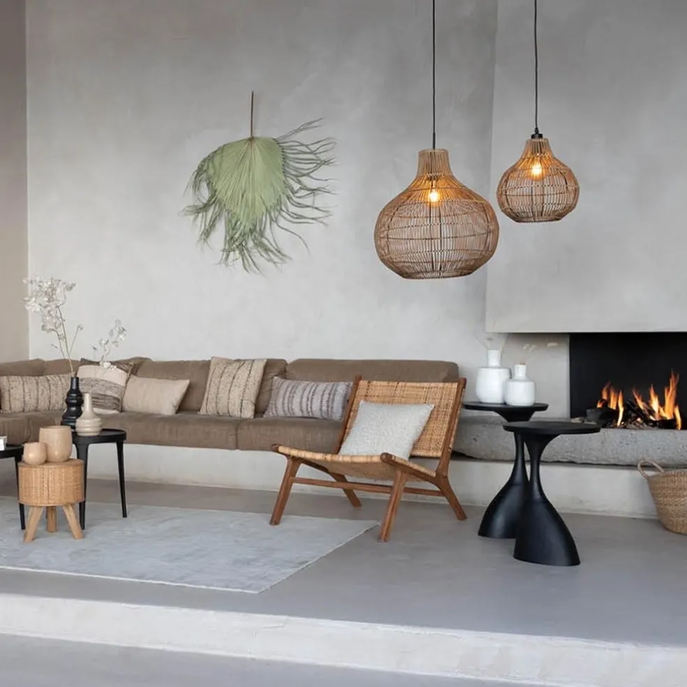 Best Sale Straluma Light and Living hanglamp Pacino donker rotan