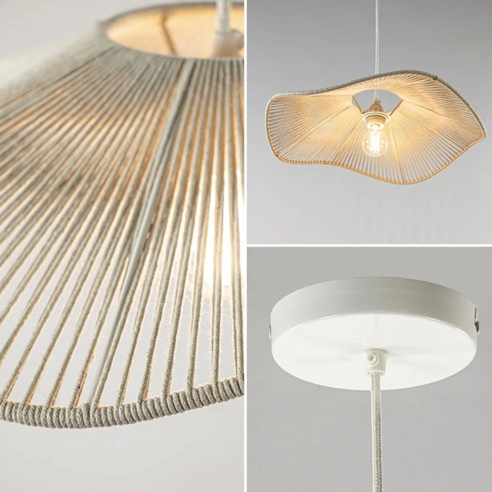 Best Straluma Light and Living hanglamp Rafa crème 50 cm