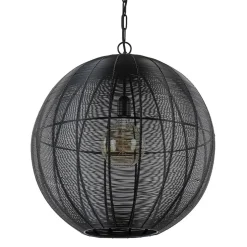 Cheap Straluma Light and Living hanglamp Amarah rond mat zwart