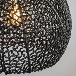 New Straluma Light and Living hanglamp Sinula mat zwart 45 cm