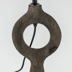 Store Straluma Light and Living lampvoet Sabuli donker bruin hout