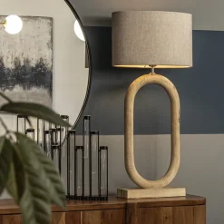 Outlet Straluma Light and Living lampvoet Paceco hout naturel