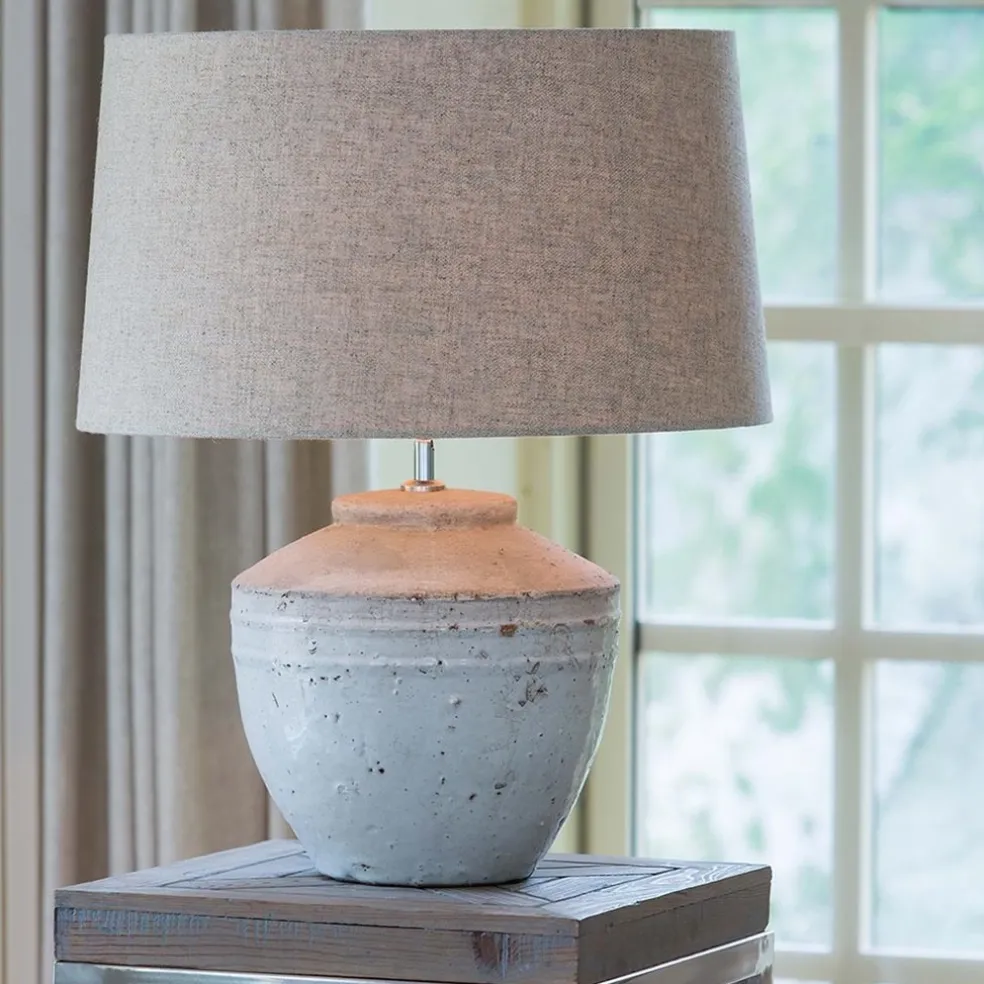 New Straluma Light and Living lampvoet Toba wit 25x35 cm