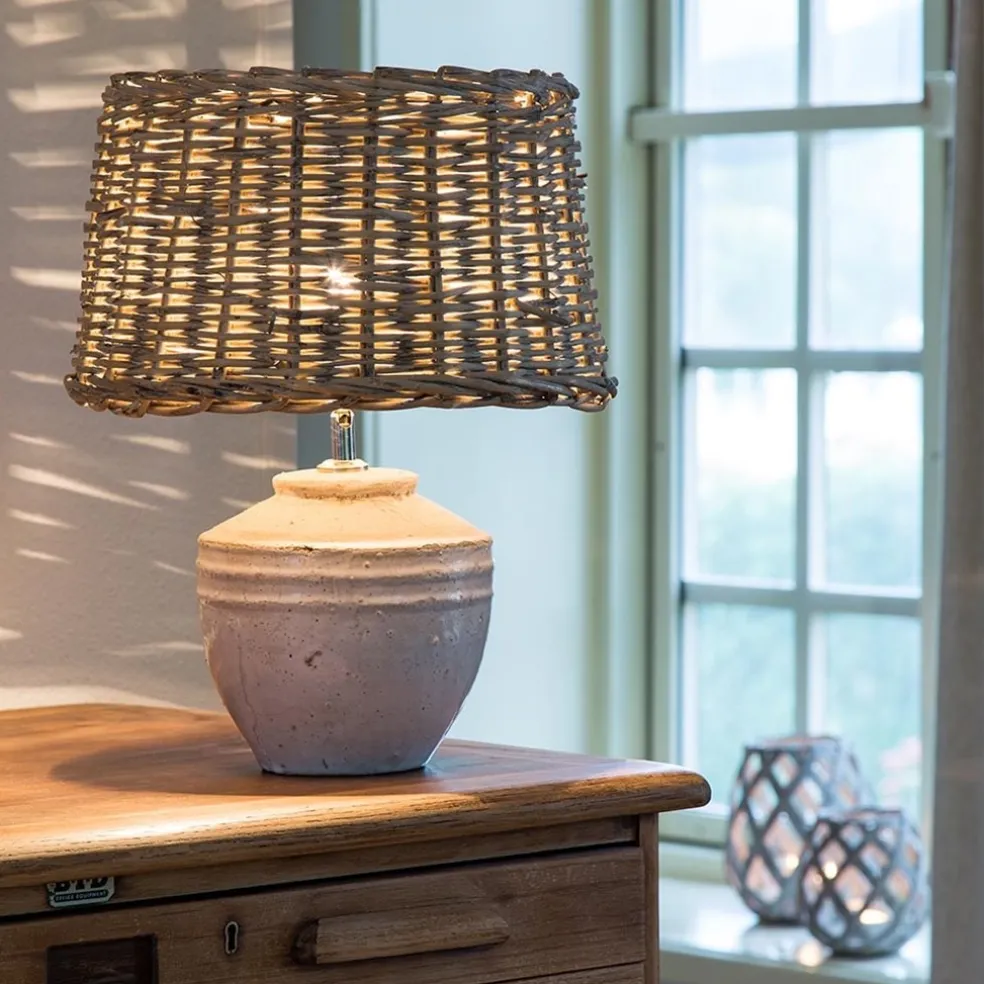 New Straluma Light and Living lampvoet Toba wit 25x35 cm