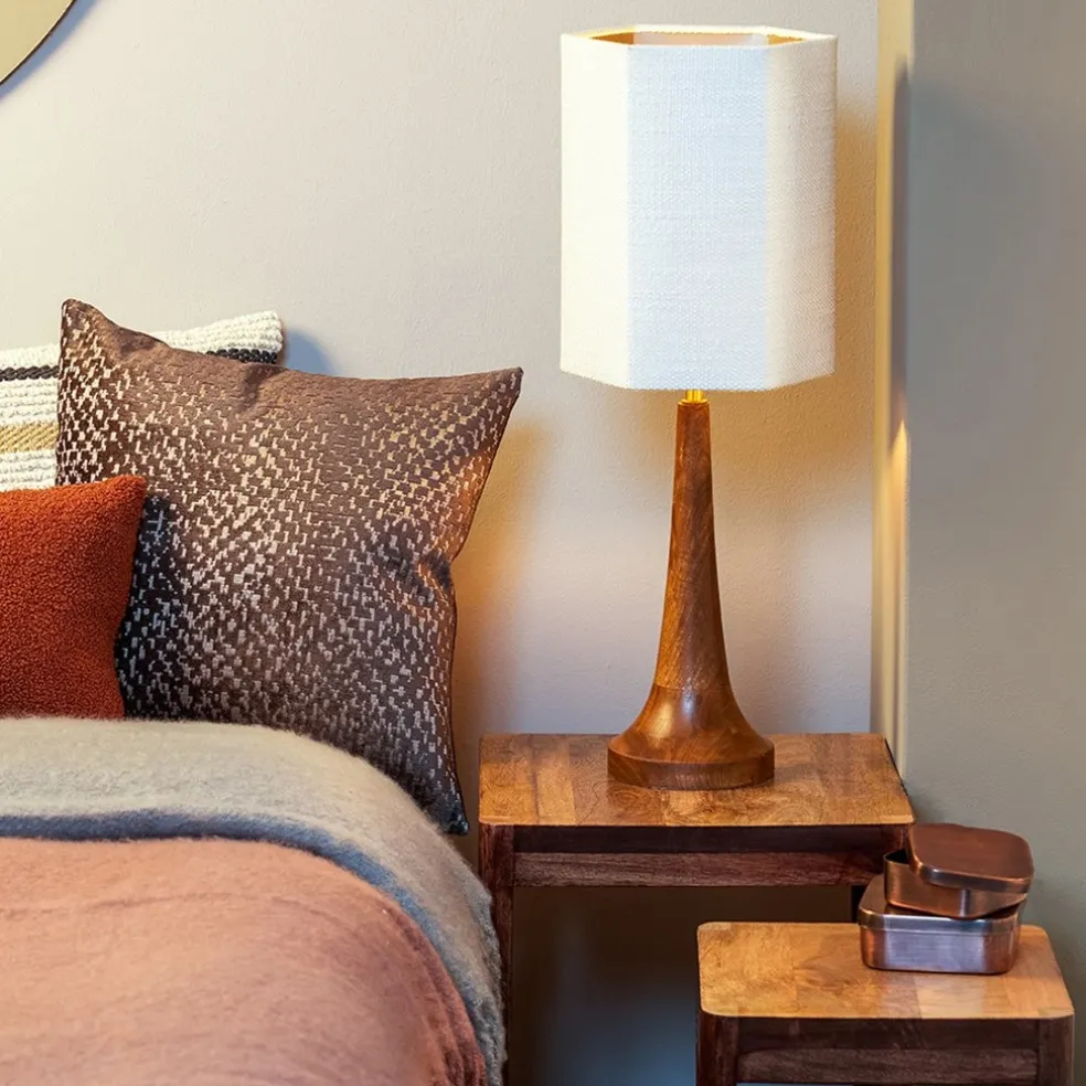 Cheap Straluma Light and Living lampvoet Jovany wood oil brown