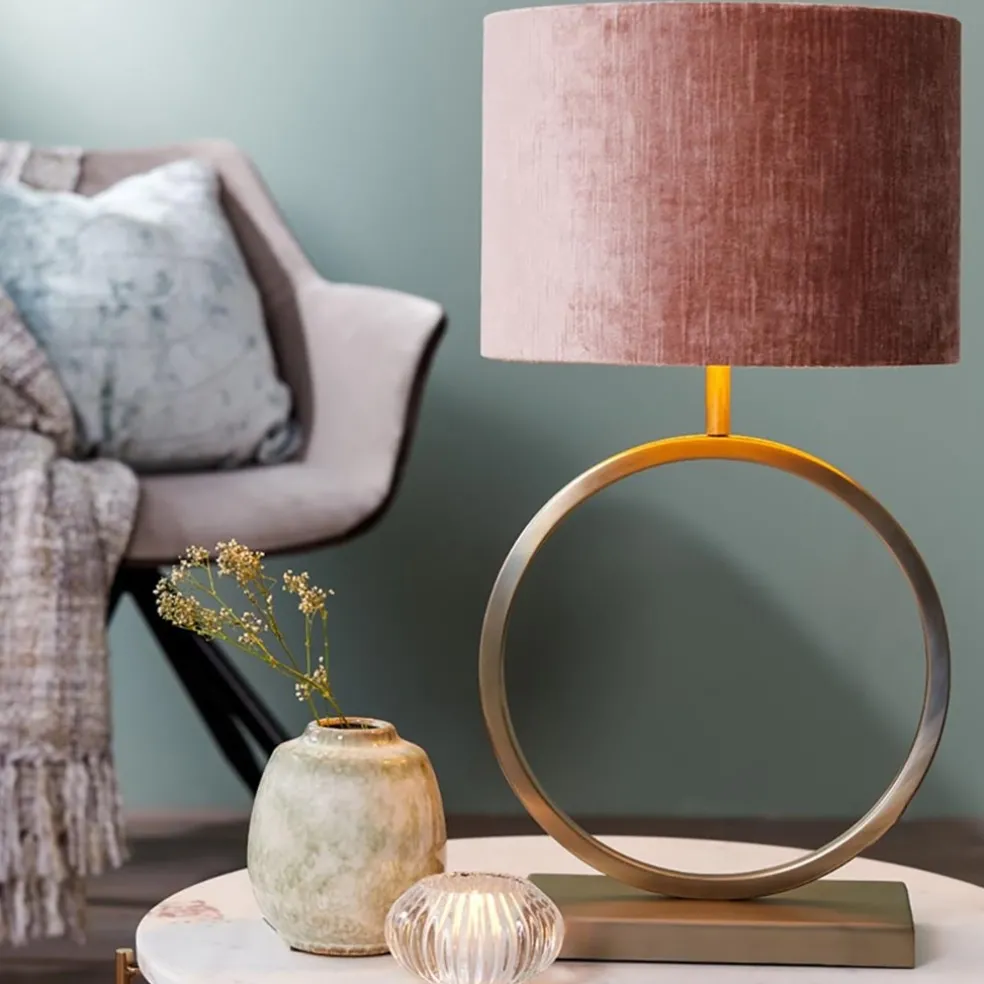 Online Straluma Light and Living lampvoet Liva licht goud