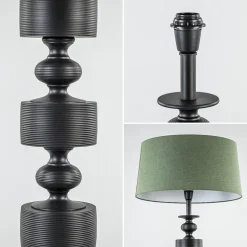Discount Straluma Light and Living lampvoet Gody mat zwart