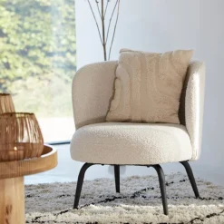 Best Straluma Light and Living stoel Dieyda créme met zwarte poot