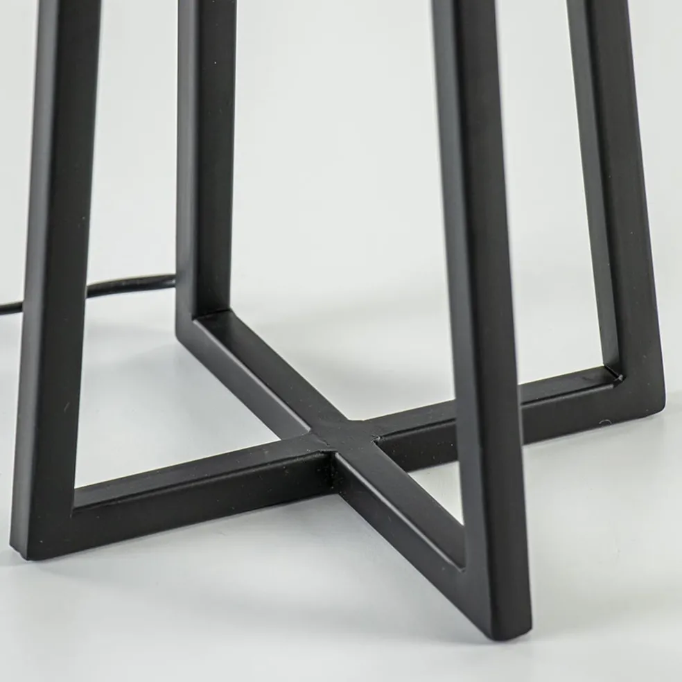 Store Straluma Light and Living tafellamp Miley mat zwart