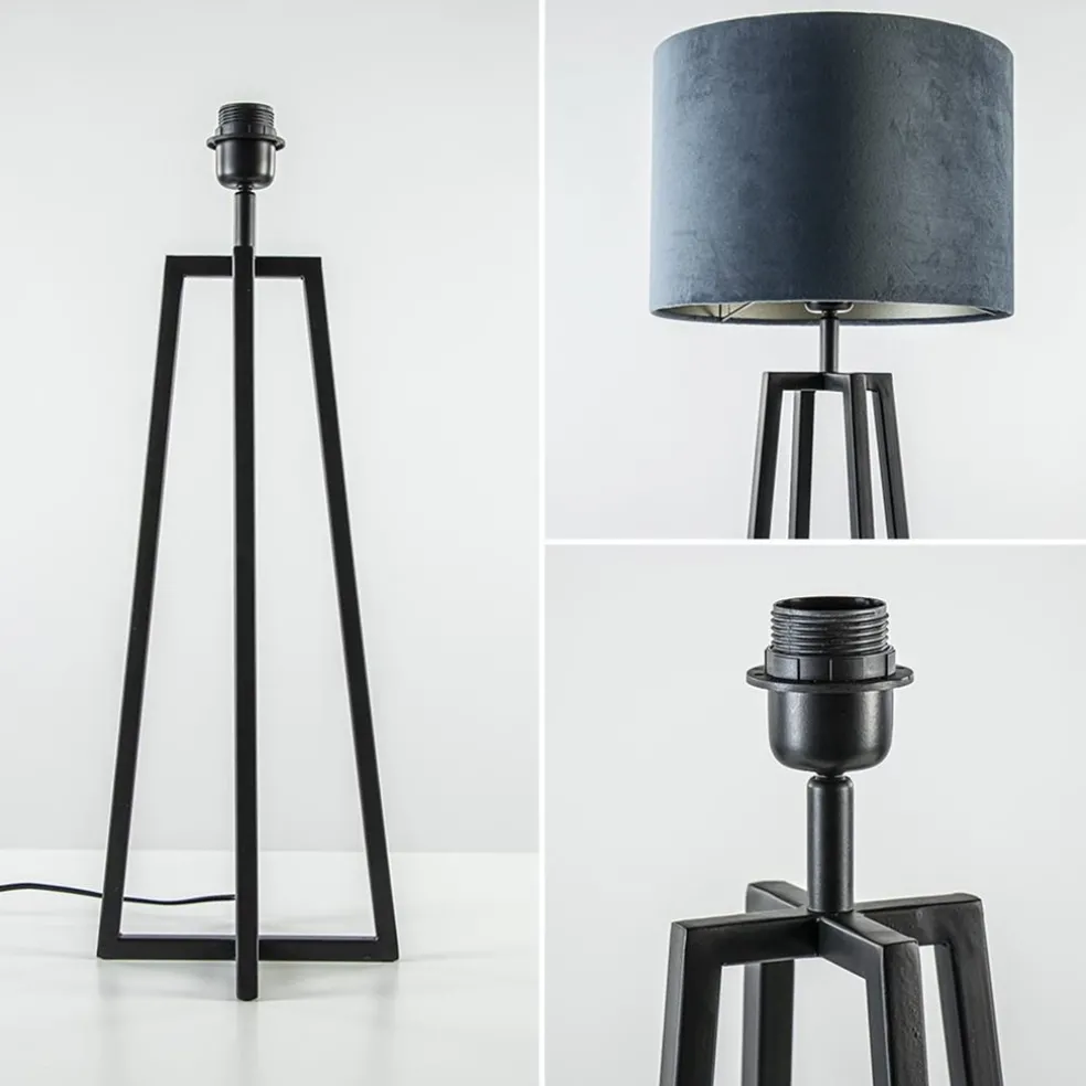 Store Straluma Light and Living tafellamp Miley mat zwart