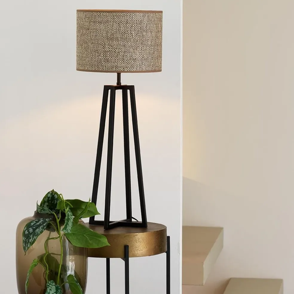Store Straluma Light and Living tafellamp Miley mat zwart