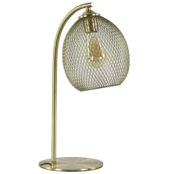Clearance Straluma Light and Living tafellamp Moroc goud metaal