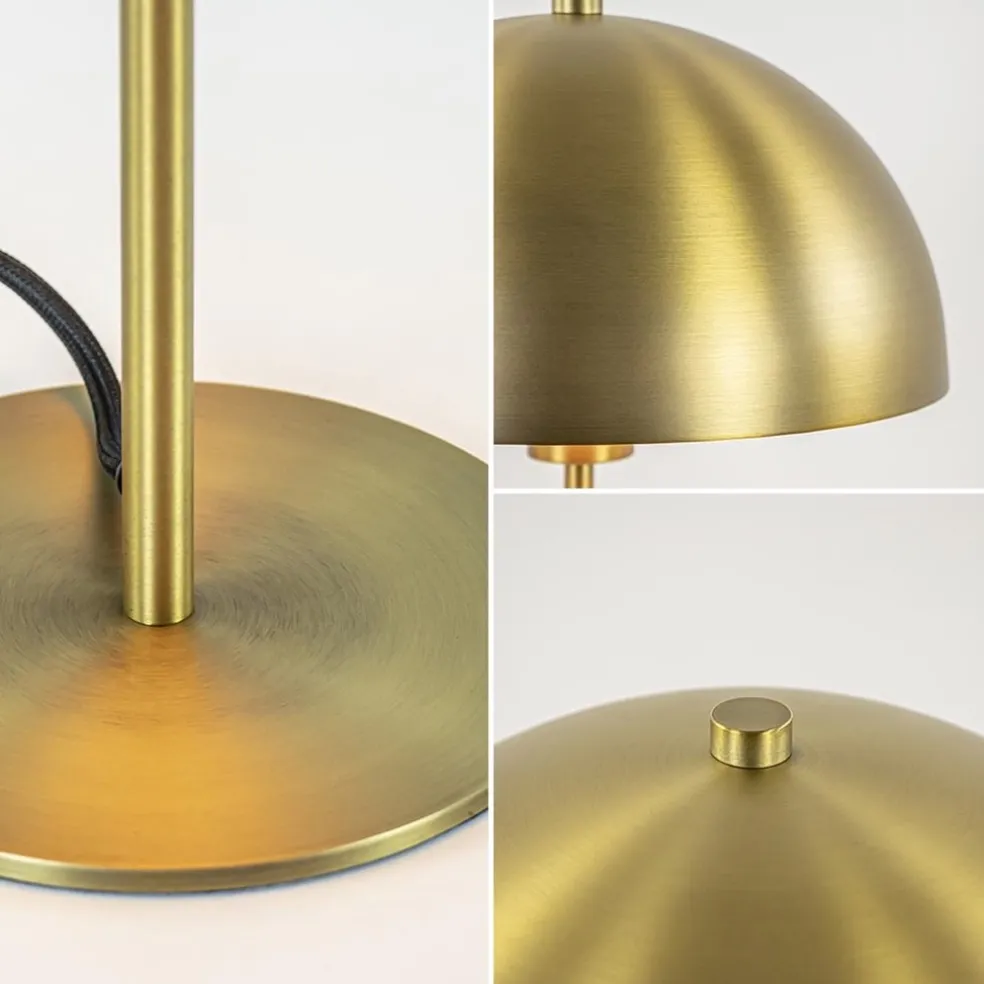 New Straluma Light and Living tafellamp Merel antiek brass