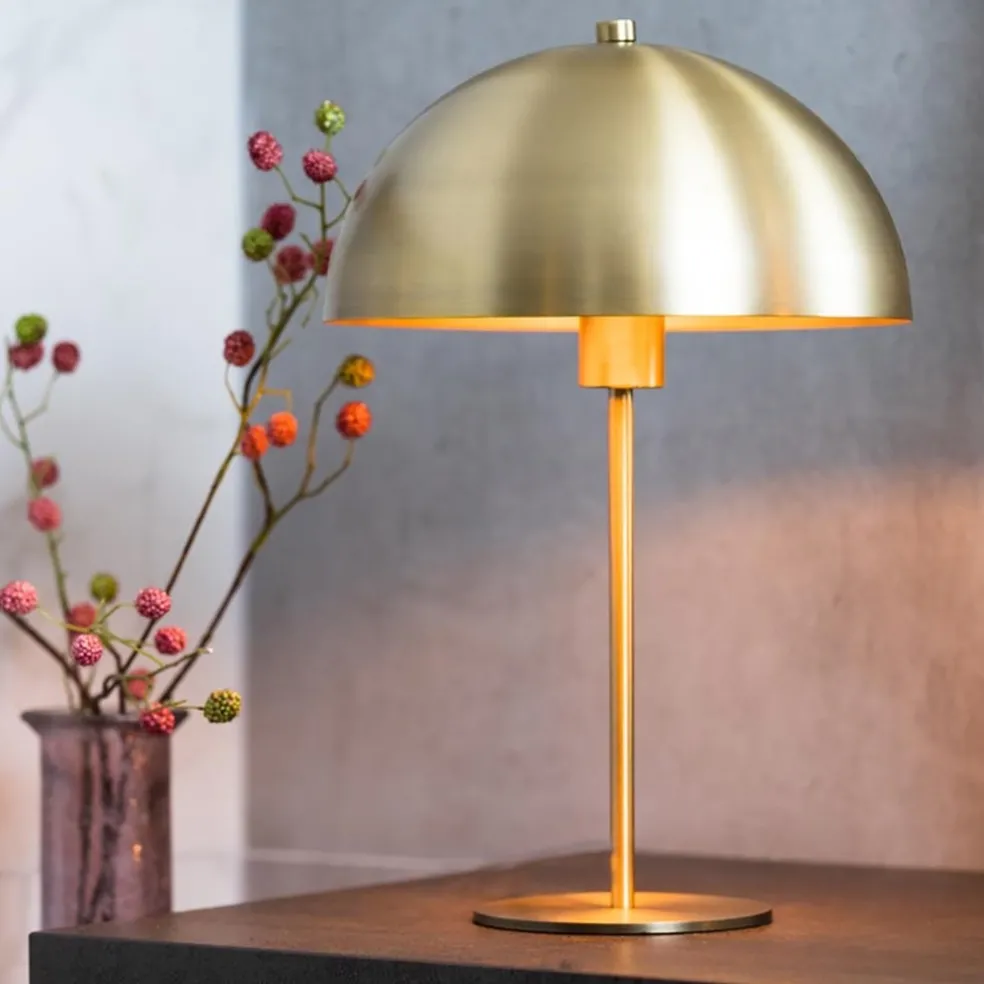 New Straluma Light and Living tafellamp Merel antiek brass