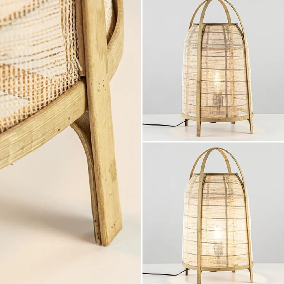 Hot Straluma Light and Living tafellamp Jacinto naturel 60 cm