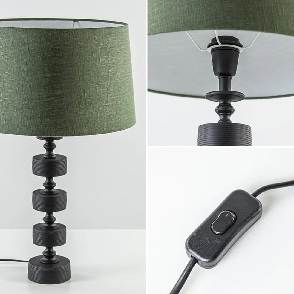 Clearance Straluma Light and Living tafellamp Gody mat zwart