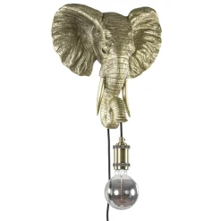 Online Straluma Light and Living wandlamp Elephant licht goud