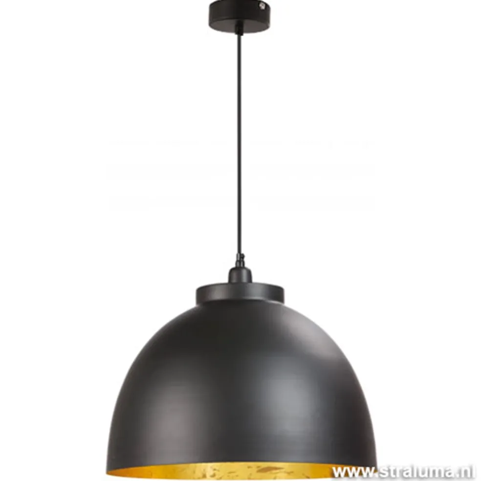 Store Straluma Light Living Hanglamp Kylie zwart/goud