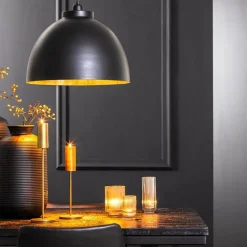 Store Straluma Light Living Hanglamp Kylie zwart/goud