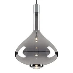 Clearance Straluma Luxe design hanglamp Sky-Fall chroom glas inclusief LED