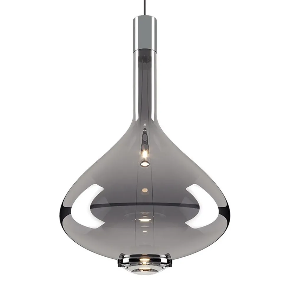 Clearance Straluma Luxe design hanglamp Sky-Fall chroom glas inclusief LED