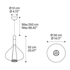 Clearance Straluma Luxe design hanglamp Sky-Fall chroom glas inclusief LED