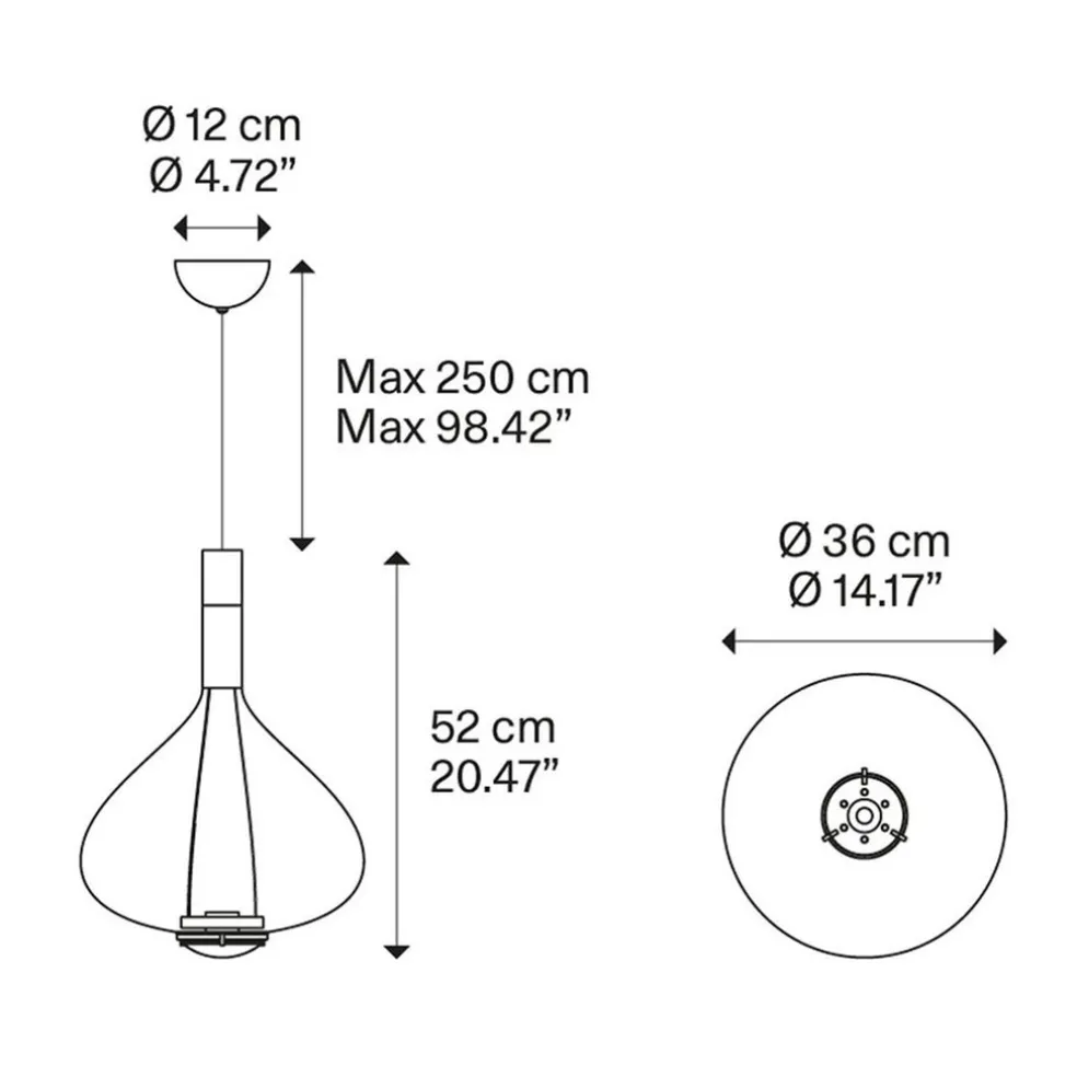 Clearance Straluma Luxe design hanglamp Sky-Fall chroom glas inclusief LED