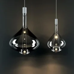 Clearance Straluma Luxe design hanglamp Sky-Fall chroom glas inclusief LED