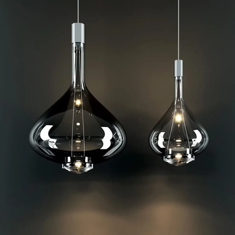 Clearance Straluma Luxe design hanglamp Sky-Fall chroom glas inclusief LED