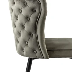 Best Straluma Luxe eetkamerstoel taupe met zwarte poot