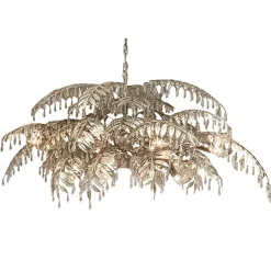 Cheap Straluma Luxe eettafelhanglamp palm oud zilver