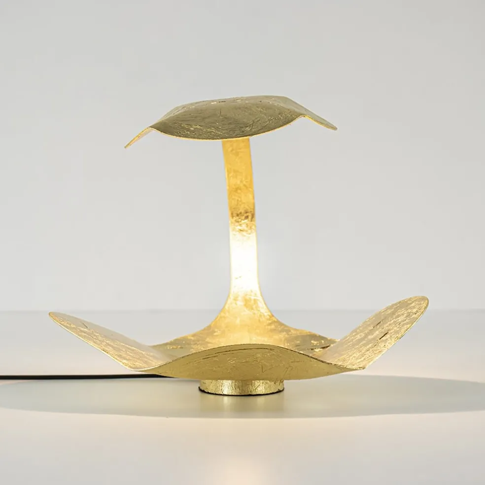 Discount Straluma Luxe LED tafellamp goldleaf dimbaar