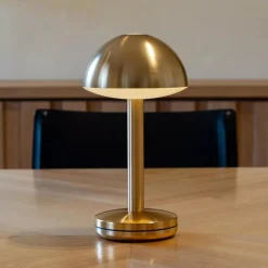 Best Straluma Luxe LED tafellamp oplaadbaar goud dimbaar