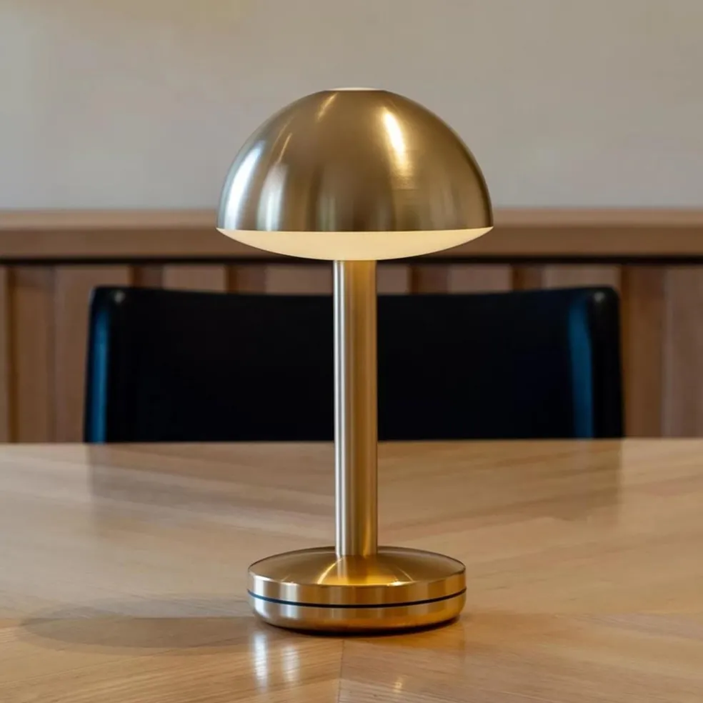 Best Straluma Luxe LED tafellamp oplaadbaar goud dimbaar
