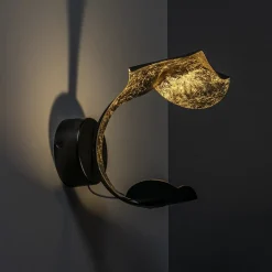 Sale Straluma Luxe LED wandlamp zwart met goldleaf