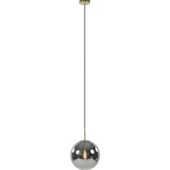 Cheap Straluma Luxe Light and Living hanglamp Medina brons met smoke glas