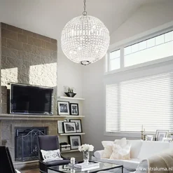 Sale Straluma Luxe ronde hanglamp kristal met chroom