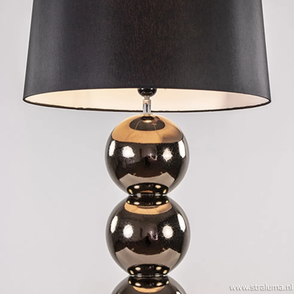 Best Straluma Luxe tafellamp bol brons exclusief kap